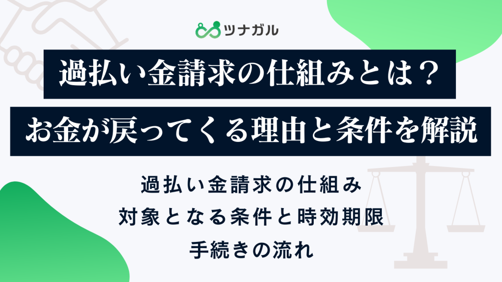 過払い金請求の仕組みとは?お金が戻ってくる理由と条件を解説