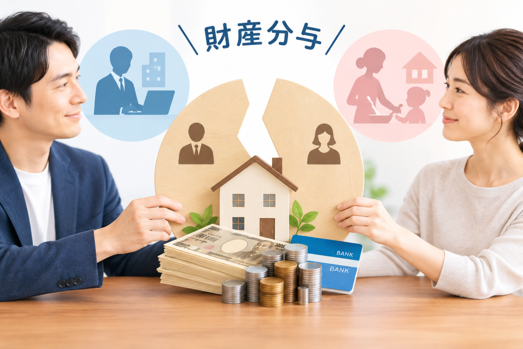 婚姻中に築いた財産を分ける制度