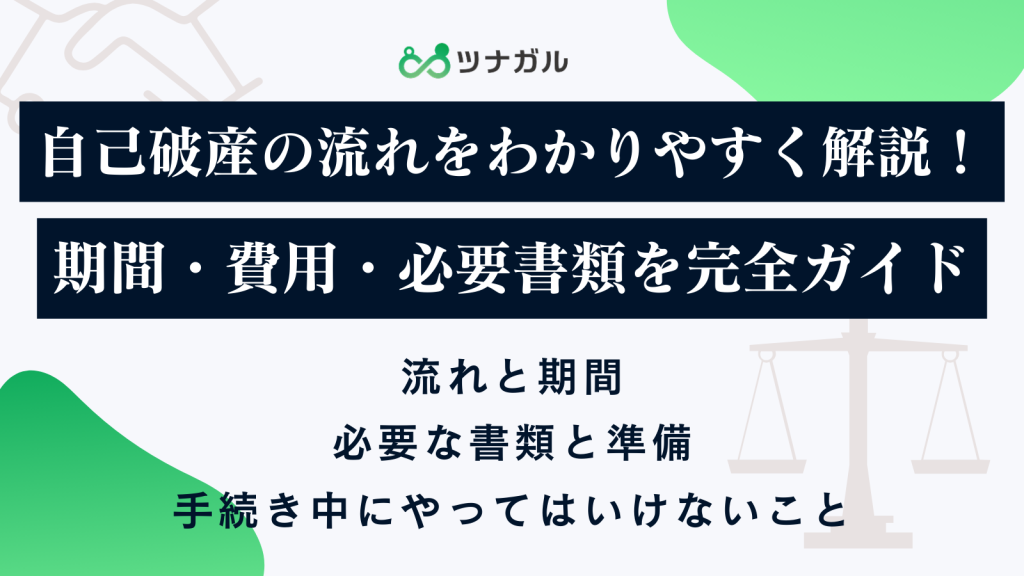 自己破産の流れをわかりやすく解説！期間・費用・必要書類を完全ガイド