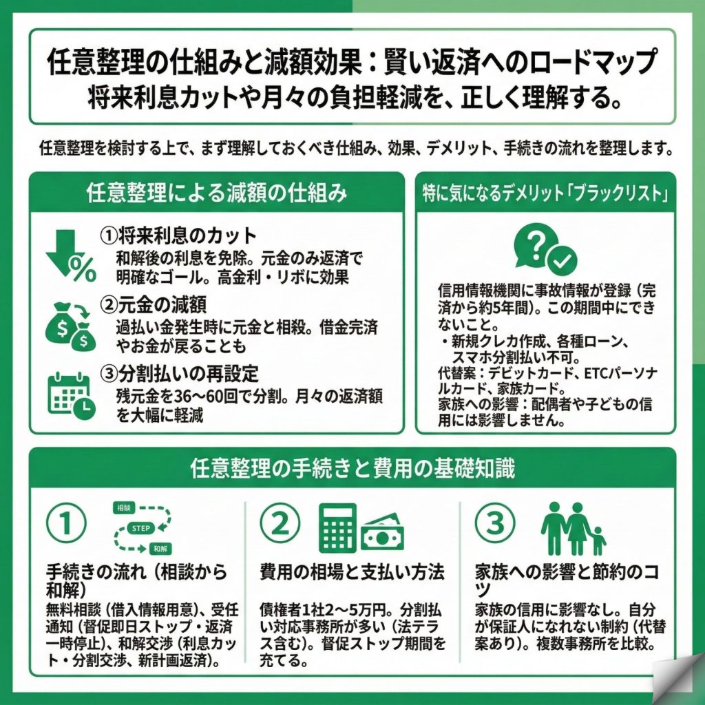 任意整理とは?のインフォグラフィック